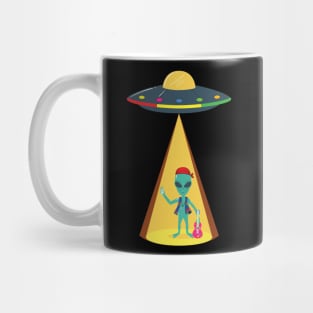 'Hippie Alien Peace Sign' Awesome 70s Vintage Mug